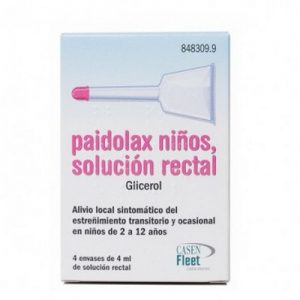 Paidolax en Solución Rectal